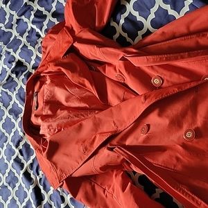 Women's 7th Avenue Red Trench Coat